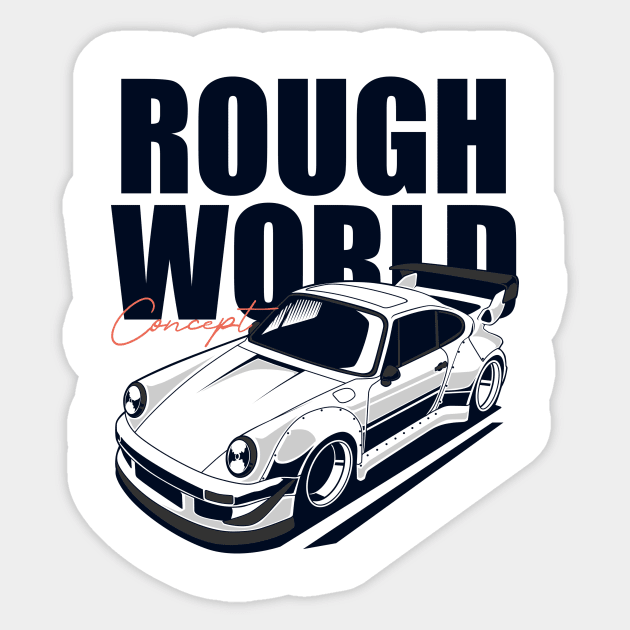 porsche 911 Sticker by rclndsgn